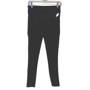 New Balance Black Active Leggings With Logo For Women Size M Stretchy